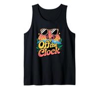 Off The Clock Diversión Vacaciones Vibes Relajación Camiseta sin Mangas