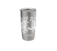 Off The Grid Desenchufe Senderismo Camping Cerrar sesión y pasear Vaso térmico de acero inoxidable de doble pared