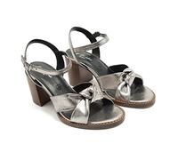 OFF THE HOOK Ángel, Sandalia con talón Mujer, Silver, 37 EU