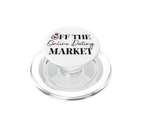 Off The Online Dating Market Bridal Shower Bride Newlywed PopSockets PopGrip para MagSafe