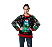 OFF THE RACK Christmas Sweater Suéter, Happy to Tree You-W, 3X-Large-4X-Large Unisex Adulto
