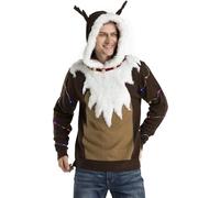 OFF THE RACK Christmas Sweater Suéter, Rockin' a Rudolph Original, 3X-Large-4X-Large Unisex Adulto