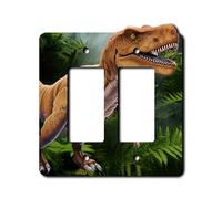 Off The Wall Plates - T-Rex Dinosaur Classic - Placa de pared decorativa de acrílico con doble paleta