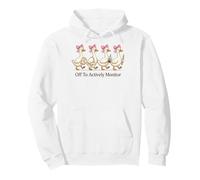 Off to Actively Monitor Teacher Testing Day Goose Parade Sudadera con Capucha