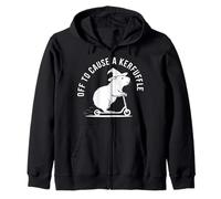 Off To Cause A Kerfuffle Camiseta Divertida Broma Carpincho Sudadera con Capucha