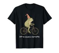 Off to Cause A Kerfuffle Funny Meme Frog Camiseta