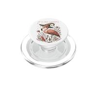 Off To Cause A Kerfuffle Wizarding Magic Funny Flamingo PopSockets PopGrip para MagSafe