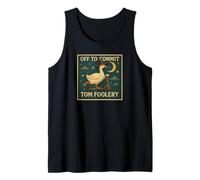 Off To Commit Tom Foolery Goose Men Women Camiseta sin Mangas