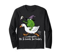 Off To Commit Tom Foolery Whimsical Frog Wizard Vintage Cute Manga Larga