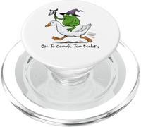 Off To Commit Tom Foolery Whimsical Frog Wizard Vintage Cute PopSockets PopGrip para MagSafe