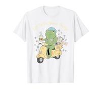 Off To Do Nurse Things Frog Scooter Coffee Healthcare RN Camiseta gráfica económica, Hombre, Blanco, L