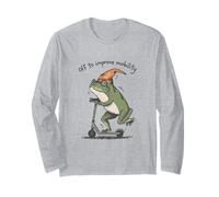 Off To Improve Mobility Frog Wizard Riding Scooter Manga Larga