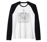 Off To Praise The Lord Camiseta Manga Raglan