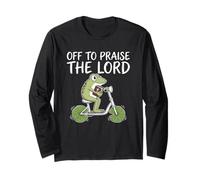 Off To Praise The Lord Frog Meme Funny Christian Faith Jesus Manga Larga