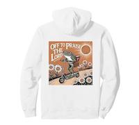 Off To Praise The Lord Frog Meme Funny Christian Faith Jesus Sudadera con Capucha