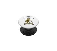 Off to Praise The Lord Funny Christian Meme Frog Humor PopSockets PopGrip Adhesivo