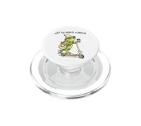 Off to Teach Science Funny Teacher Frog Back to School Humor PopSockets PopGrip para MagSafe