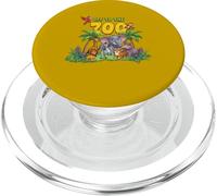 Off To The Zoo Animales Zoo Party Jungle Zoo Cumpleaños PopSockets PopGrip para MagSafe