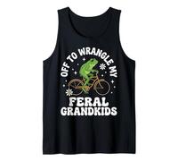 Off To Wrangle My Feral Grandkids Camiseta sin Mangas