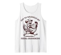 Off To Wrangle My Feral Grandkids Camiseta sin Mangas
