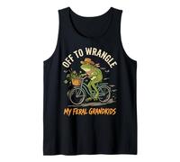 Off To Wrangle My Feral Grandkids Camiseta sin Mangas