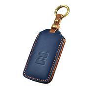 OFF WE GO Carcasa Funda de Piel con Llaveros para Llave Mando Llave del Coche con Renault Funda Carcasa Llave Coche Compatible con Dacia Duster Clio Megane Sandero Arkana Kadjar Captur Koleos, Azul