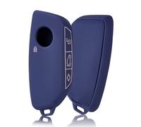 OFF WE GO Funda Llave Coche Carcasa Mando para BMW X1 X2 X3 X4 X5 X6 X7 XM X4M X7M U06 2er 3er 5er 7er iX i4 i7 XM Sport xDrive Casos de la Cubierta de Llave TPU Funda Tarjeta Llave, Azul