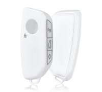 OFF WE GO Funda Llave Coche Carcasa Mando para BMW X1 X2 X3 X4 X5 X6 X7 XM X4M X7M U06 2er 3er 5er 7er iX i4 i7 XM Sport xDrive Casos de la Cubierta de Llave TPU Funda Tarjeta Llave, Blanco