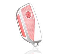 OFF WE GO Funda Llave Coche Carcasa Mando para BMW X1 X4M X5 X6 X7 2er 3er 5er 7er iX/i4/i7 XM Casos de la Cubierta de Llave TPU Funda Tarjeta Llave, Rosa