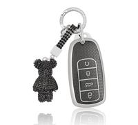 OFF WE GO Funda Llave Coche Carcasa Mando para Chery omoda C5 Tiggo 8 Plus 7 Pro Tiggo 8 Pro Arrizo 5 Casos de la Cubierta de Llave TPU Funda Tarjeta Llave con Llaveros, Negro