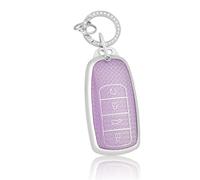 OFF WE GO Funda Llave Coche Carcasa Mando para Chery omoda C5 Tiggo 8 Plus 7 Pro Tiggo 8 Pro Arrizo 5 Casos de la Cubierta de Llave con Llaveros TPU Funda Tarjeta Llave, Morado