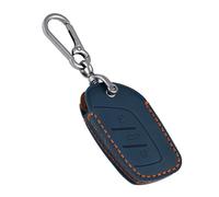 OFF WE GO Funda Llave de Cuero Coche Carcasa Mando para MG MG4 MG5 MG6 MG ZS EV HS EHS ZX GT Roewe RX3 RX8 ERX5 RX5 I6 I5 Casos Cubierta Llave con Llaveros Funda Tarjeta Llave, Negro