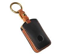 OFF WE GO Funda Llave de Cuero Coche Carcasa Mando para Volvo XC40 XC60 XC70 XC90 S60 S80 S90 S60L V40 V60 V70 V90 C30 C40 T5 T6 T8 Casos Cubierta Llave con Llaveros Funda Tarjeta Llave, Azul