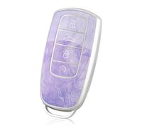 OFF WE GO Funda para Llave de Coche Carcasa Mando para Chery Omoda C5 Tiggo 8 Plus 7 Pro Tiggo 8 Pro Arrizo 5 Casos de la Cubierta de Llave TPU Funda Tarjeta Llave, Morado