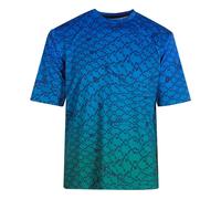 Off-White All-Over Peacock Blue Sports T-Shirt