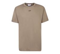 Off White - Camiseta Off Stitch - Tops - Hombre - Beige - S -
