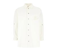 Off White- Camisa vaquera con logo- Shirts- Hombre- Beige- S- Camisa vaquera con logo