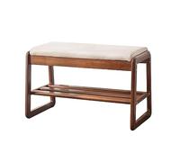 Off White Entryway Shoe Bench with Storage Small Wooden Space Saving Footrest Ideal for Bedroom or Hallway Stylish Shoe Rack Multifunctional Furniture