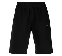 Off-White Scribble Design Black Sweat Shorts