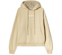 Off-White Script Logo Opposite Over Skate Fit Beige Hoodie