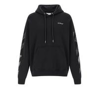 Off White - Sudadera con Capucha de Algodón Cepillado - Sweatshirts & Hoodies - Hombre - Negro - M -