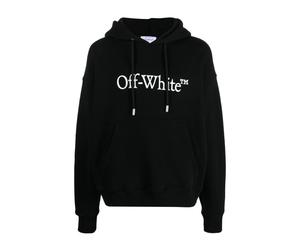 Off White - Sudadera con Capucha Elegante - Sweatshirts & Hoodies - Hombre - Negro - S -