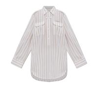 Off White - Vestido estilo camisa - Dresses - Mujer - Blanco - S -