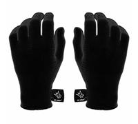 Off-Wrap Guantes - Par de guantes de vinilo, Negro, Small