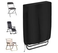 OFFCUP 1 Piezas Funda para Silla Plegable para Exteriores, 210D Impermeable Fundas de Plegable para Tumbona de Tela Oxford, Antipolvo Anti-UV Anti Viento Fundas para Tumbonas, 93 x 82cm