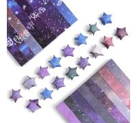 Offcup 1080 tiras de papel origami estrellas constelación y patrón de cielo para trabajos manuales y regalos