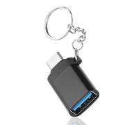 OFFCUP Adaptador USB C a USB, 1 Pack 10Gbps Adaptador OTG USB-A 3.0 Hembra a USB-C Macho, Adaptador USB a Tipo C Thunderbolt 4/3 Compatible con iPhone 16 Pro MAX iMac iPad Pro Teléfonos Tipo-C