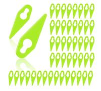 OFFCUP Cuchillas de Plástico de Repuesto, 110pcs Repuesto Cuchillas de Plástico, Adecuadas Gtech ST01、ST02、ST04、ST05、ST20、GT3.0 GT4.0、GT50 Recortadora(Verde Claro)