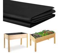 OFFCUP Forro de Tela para Maceteros Grandes, 1,6 x 2,1 m No Tejido Forro para Maceteros de Exterior, Estera Protectora para Huertos, Bolsas de Cultivo de Plantas