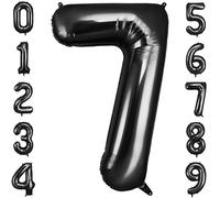 OFFCUP Globo Número 7, Rojo Birthday Numbers Globo 101 cm Grande Foil Globos 40 Inch Helio Globos para Decoraciones de Fiestas Cumpleaños de niñas y niños, Aniversario de Graduación (6, Rojo)